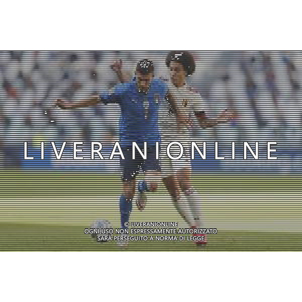 UEFA NATIONS LEAGUE 2021 ITALIA - BELGIO del 10/10/2021 - nella foto: Lorenzo Pellegrini (Italy) Axel Witsel (Belgium) ©Claudio Zamagni/Agenzia Aldo Liverani s.a.s. Lorenzo Pellegrini (Italy) Axel Witsel (Belgium) during European UEFA Nations League 2021 soccer match between Italy and Belgium at Juventus Stadium in Turin on October 10 2021 photo credit by Claudio Zamagni/Aldo Liverani Photo Agency/AGENZIA ALDO LIVERANI SAS