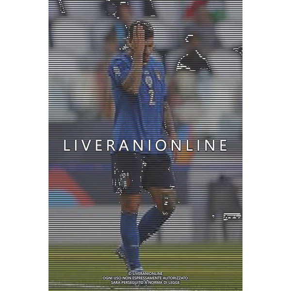 UEFA NATIONS LEAGUE 2021 ITALIA - BELGIO del 10/10/2021 - nella foto: Giovanni Di Lorenzo (Italy) ©Claudio Zamagni/Agenzia Aldo Liverani s.a.s. Giovanni Di Lorenzo (Italy) during European UEFA Nations League 2021 soccer match between Italy and Belgium at Juventus Stadium in Turin on October 10 2021 photo credit by Claudio Zamagni/Aldo Liverani Photo Agency/AGENZIA ALDO LIVERANI SAS