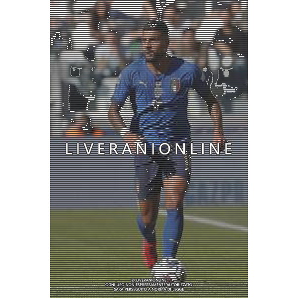 UEFA NATIONS LEAGUE 2021 ITALIA - BELGIO del 10/10/2021 - nella foto: Emerson Palmieri (Italy) ©Claudio Zamagni/Agenzia Aldo Liverani s.a.s. Emerson Palmieri (Italy) during European UEFA Nations League 2021 soccer match between Italy and Belgium at Juventus Stadium in Turin on October 10 2021 photo credit by Claudio Zamagni/Aldo Liverani Photo Agency/AGENZIA ALDO LIVERANI SAS