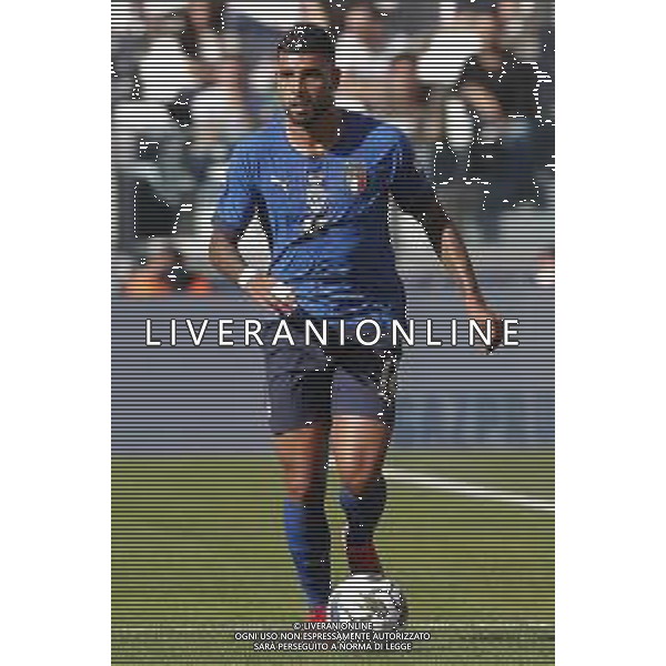 UEFA NATIONS LEAGUE 2021 ITALIA - BELGIO del 10/10/2021 - nella foto: Emerson Palmieri (Italy) ©Claudio Zamagni/Agenzia Aldo Liverani s.a.s. Emerson Palmieri (Italy) during European UEFA Nations League 2021 soccer match between Italy and Belgium at Juventus Stadium in Turin on October 10 2021 photo credit by Claudio Zamagni/Aldo Liverani Photo Agency/AGENZIA ALDO LIVERANI SAS