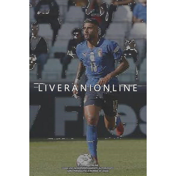 UEFA NATIONS LEAGUE 2021 ITALIA - BELGIO del 10/10/2021 - nella foto: Emerson Palmieri (Italy) ©Claudio Zamagni/Agenzia Aldo Liverani s.a.s. Emerson Palmieri (Italy) during European UEFA Nations League 2021 soccer match between Italy and Belgium at Juventus Stadium in Turin on October 10 2021 photo credit by Claudio Zamagni/Aldo Liverani Photo Agency/AGENZIA ALDO LIVERANI SAS