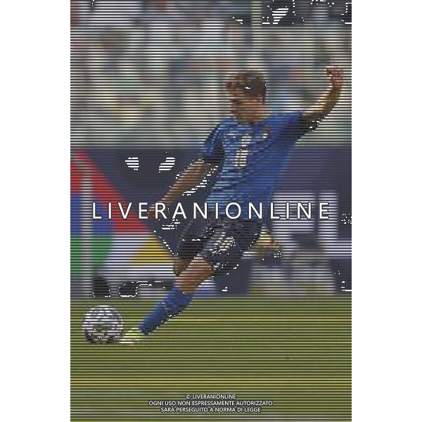 UEFA NATIONS LEAGUE 2021 ITALIA - BELGIO del 10/10/2021 - nella foto: Nicolo\' Barella (Italy) ©Claudio Zamagni/Agenzia Aldo Liverani s.a.s. Nicolo Barella (Italy) during European UEFA Nations League 2021 soccer match between Italy and Belgium at Juventus Stadium in Turin on October 10 2021 photo credit by Claudio Zamagni/Aldo Liverani Photo Agency/AGENZIA ALDO LIVERANI SAS
