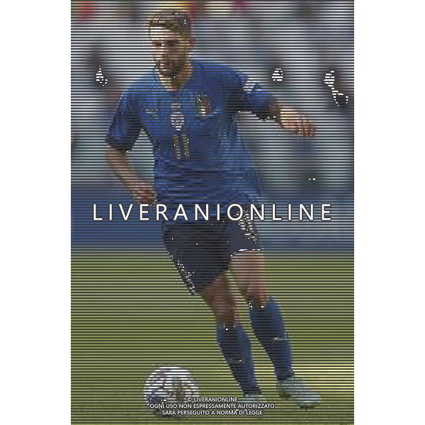 UEFA NATIONS LEAGUE 2021 ITALIA - BELGIO del 10/10/2021 - nella foto: Domenico Berardi (Italy) ©Claudio Zamagni/Agenzia Aldo Liverani s.a.s. Domenico Berardi (Italy) during European UEFA Nations League 2021 soccer match between Italy and Belgium at Juventus Stadium in Turin on October 10 2021 photo credit by Claudio Zamagni/Aldo Liverani Photo Agency/AGENZIA ALDO LIVERANI SAS