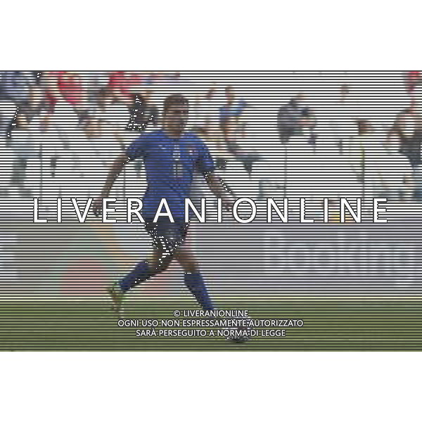 UEFA NATIONS LEAGUE 2021 ITALIA - BELGIO del 10/10/2021 - nella foto: Nicolo\' Barella (Italy) ©Claudio Zamagni/Agenzia Aldo Liverani s.a.s. Nicolo Barella (Italy) during European UEFA Nations League 2021 soccer match between Italy and Belgium at Juventus Stadium in Turin on October 10 2021 photo credit by Claudio Zamagni/Aldo Liverani Photo Agency/AGENZIA ALDO LIVERANI SAS