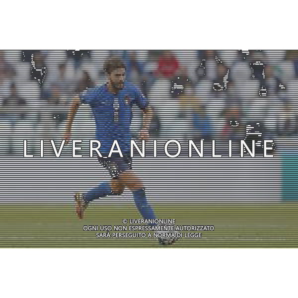 UEFA NATIONS LEAGUE 2021 ITALIA - BELGIO del 10/10/2021 - nella foto: Manuel Locatelli (Italy) ©Claudio Zamagni/Agenzia Aldo Liverani s.a.s. Manuel Locatelli (Italy) during European UEFA Nations League 2021 soccer match between Italy and Belgium at Juventus Stadium in Turin on October 10 2021 photo credit by Claudio Zamagni/Aldo Liverani Photo Agency/AGENZIA ALDO LIVERANI SAS