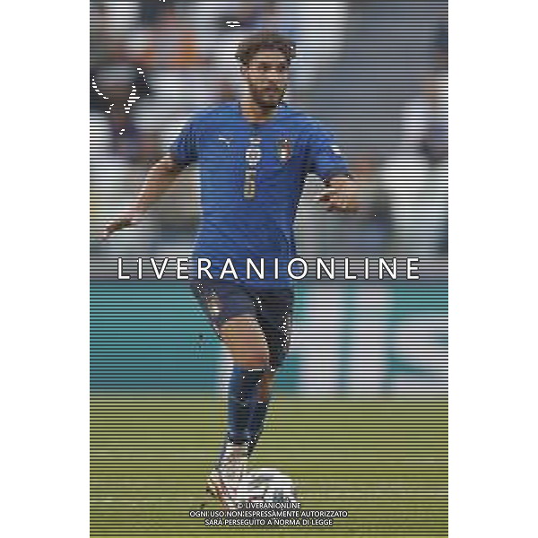UEFA NATIONS LEAGUE 2021 ITALIA - BELGIO del 10/10/2021 - nella foto: Manuel Locatelli (Italy) ©Claudio Zamagni/Agenzia Aldo Liverani s.a.s. Manuel Locatelli (Italy) during European UEFA Nations League 2021 soccer match between Italy and Belgium at Juventus Stadium in Turin on October 10 2021 photo credit by Claudio Zamagni/Aldo Liverani Photo Agency/AGENZIA ALDO LIVERANI SAS