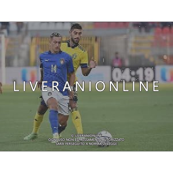 Salvatore Esposito (Italia) e Rami Hajal (Svezia) Italia vs Svezia Campionato Europeo Under 21 EURO 2023 fase di qualificazione - gruppo F Monza 12-10-2021 Stadio Brianteo foto Roberto Garavaglia/ag. Aldo Liverani sas/AGENZIA ALDO LIVERANI SAS