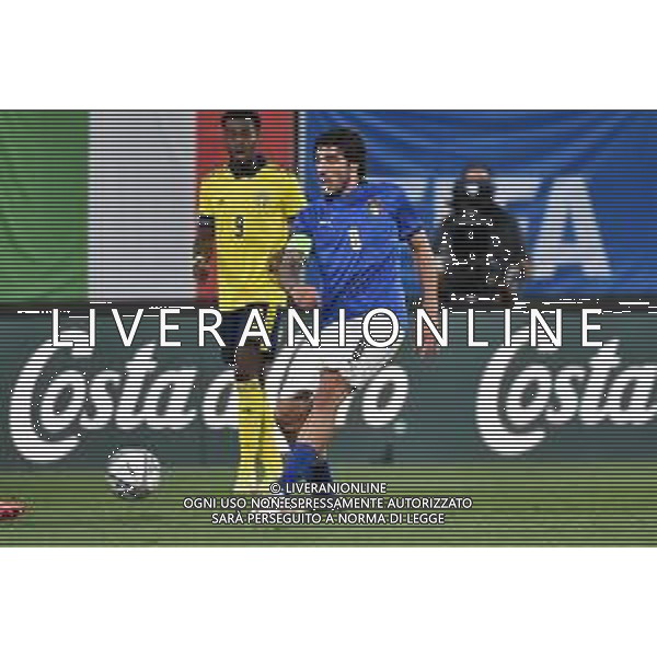 Sandro Tonali (Italia) Italia vs Svezia Campionato Europeo Under 21 EURO 2023 fase di qualificazione - gruppo F Monza 12-10-2021 Stadio Brianteo foto Roberto Garavaglia/ag. Aldo Liverani sas/AGENZIA ALDO LIVERANI SAS