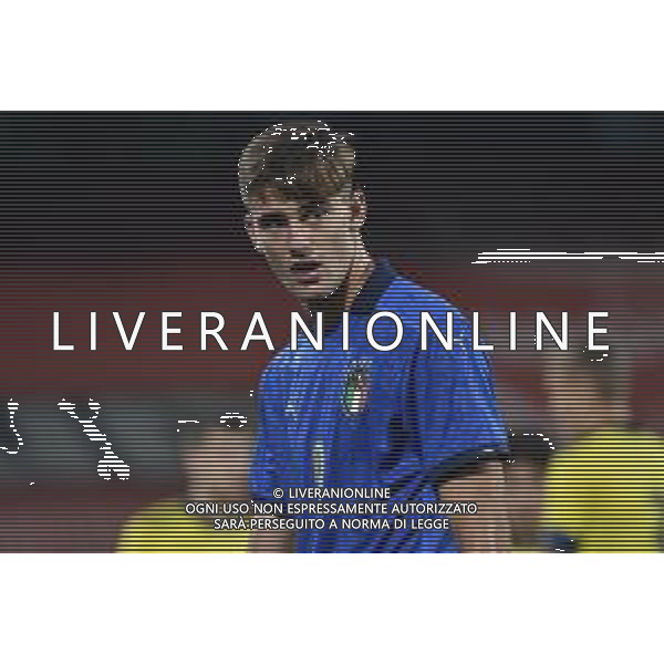 Lorenzo Lucca (Italia) Italia vs Svezia Campionato Europeo Under 21 EURO 2023 fase di qualificazione - gruppo F Monza 12-10-2021 Stadio Brianteo foto Roberto Garavaglia/ag. Aldo Liverani sas/AGENZIA ALDO LIVERANI SAS