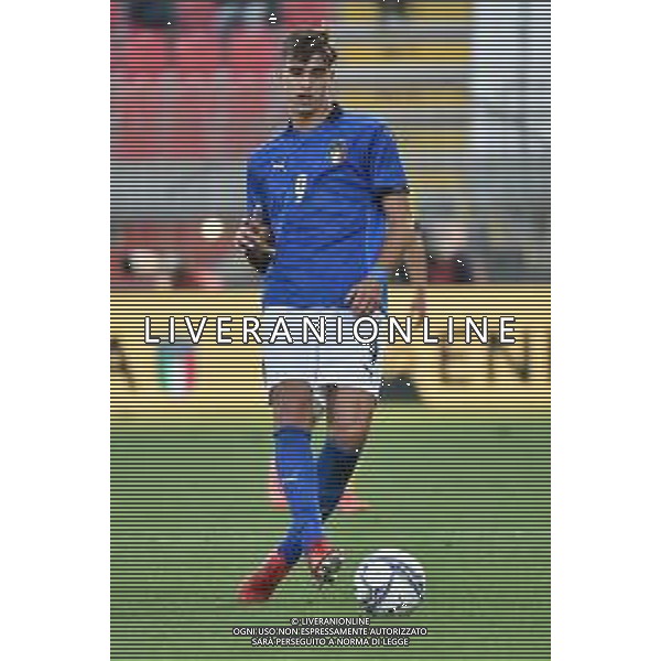 Lorenzo Lucca (Italia) Italia vs Svezia Campionato Europeo Under 21 EURO 2023 fase di qualificazione - gruppo F Monza 12-10-2021 Stadio Brianteo foto Roberto Garavaglia/ag. Aldo Liverani sas/AGENZIA ALDO LIVERANI SAS
