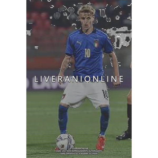 Nicolo\' Rovella (Italia) Italia vs Svezia Campionato Europeo Under 21 EURO 2023 fase di qualificazione - gruppo F Monza 12-10-2021 Stadio Brianteo foto Roberto Garavaglia/ag. Aldo Liverani sas/AGENZIA ALDO LIVERANI SAS