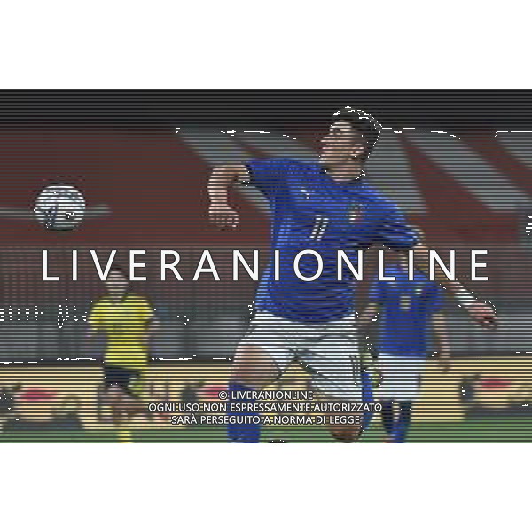 Roberto Piccoli (Italia) Italia vs Svezia Campionato Europeo Under 21 EURO 2023 fase di qualificazione - gruppo F Monza 12-10-2021 Stadio Brianteo foto Roberto Garavaglia/ag. Aldo Liverani sas/AGENZIA ALDO LIVERANI SAS