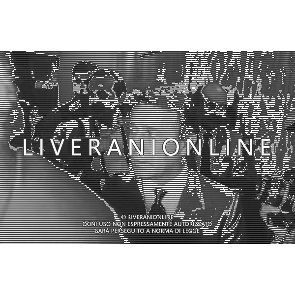 RETROSPETTIVA FLAVIO CARBONI FACCENDIERE NELLA FOTO A MILANO NEL 1990 IN TRIBUNALE PER IL CRACK DEL BANCO AMBROSIANO ©Archivio Giovanni Liverani/AGENZIA ALDO LIVERANI SAS