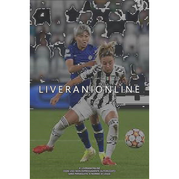 Torino 13.10.2021 Stadio Allianz Stadium ©Manuela Viganti/Agenzia Aldo Liverani Juventus vs Chelsea Champions League Women\'s 2021/2022 Nella foto: so-yun ji e martina rosucci ©VIGANTI/AGENZIA ALDO LIVERANI SAS