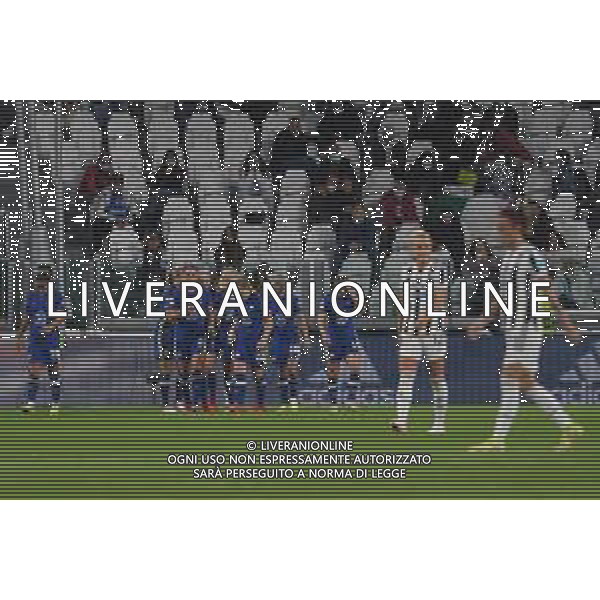 Torino 13.10.2021 Stadio Allianz Stadium ©Manuela Viganti/Agenzia Aldo Liverani Juventus vs Chelsea Champions League Women\'s 2021/2022 Nella foto: esultanza chelsea dopo il gol di erin cuthbert ©VIGANTI/AGENZIA ALDO LIVERANI SAS