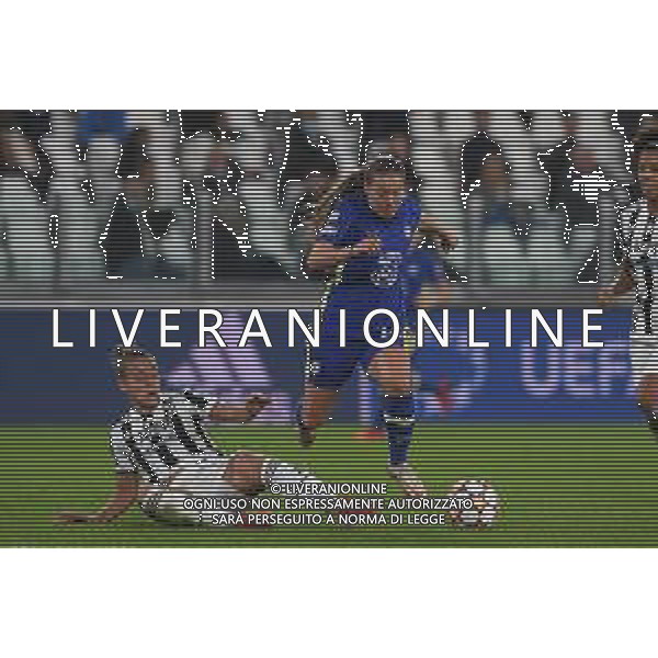 Torino 13.10.2021 Stadio Allianz Stadium ©Manuela Viganti/Agenzia Aldo Liverani Juventus vs Chelsea Champions League Women\'s 2021/2022 Nella foto: lisa boattin e francesca kirby ©VIGANTI/AGENZIA ALDO LIVERANI SAS