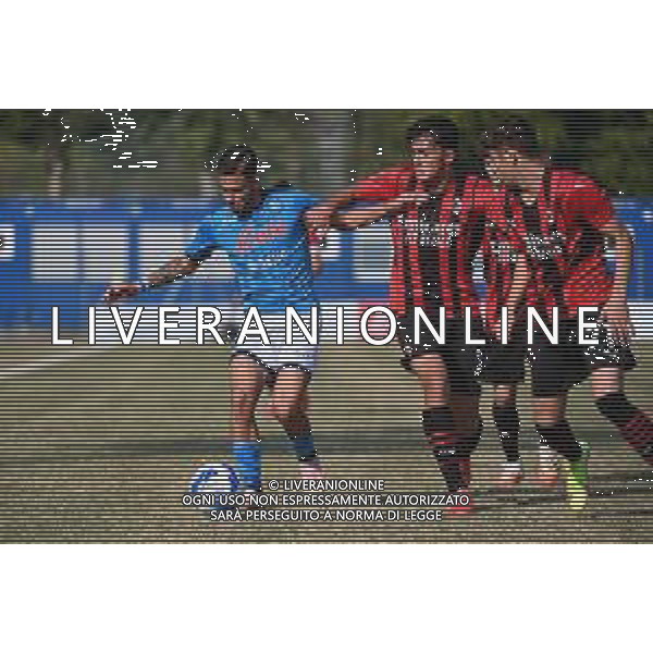 ¬© TVRG Giuseppe D\'Agostino (Napoli) ed Enrico Di Gesu\' (Milan) Milan vs Napoli Campionato Primavera 1 TIM - 5a giornata Milano 15-10-2021 centro sportivo Peppino Vismara foto Roberto Garavaglia/ag. Aldo Liverani sas/AGENZIA ALDO LIVERANI SAS