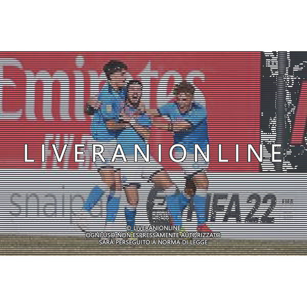 ¬© TVRG esultanza Napoli dopo il gol dell\'1 a 0 Antonio Cioffi Milan vs Napoli Campionato Primavera 1 TIM - 5a giornata Milano 15-10-2021 centro sportivo Peppino Vismara foto Roberto Garavaglia/ag. Aldo Liverani sas/AGENZIA ALDO LIVERANI SAS
