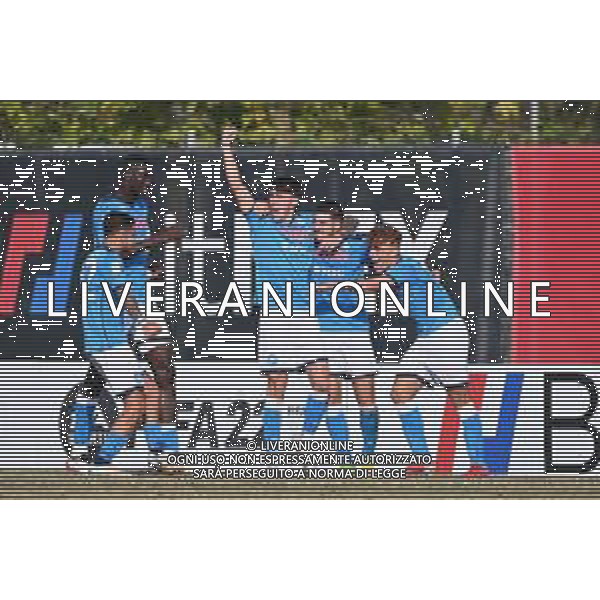 ¬© TVRG esultanza Napoli dopo il gol dell\'1 a 0 Antonio Cioffi Milan vs Napoli Campionato Primavera 1 TIM - 5a giornata Milano 15-10-2021 centro sportivo Peppino Vismara foto Roberto Garavaglia/ag. Aldo Liverani sas/AGENZIA ALDO LIVERANI SAS
