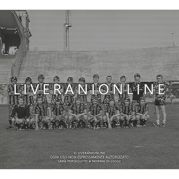 1975-1976 FORMAZIONE ATALANTA CALCIO AG ALDO LIVERANI SAS