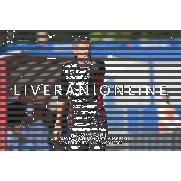 © TVRG Daniele Gregori allenatore Milan in panchina al posto dello squalificato Federico Giunti Milan vs Napoli Campionato Primavera 1 TIM - 5a giornata Milano 15-10-2021 centro sportivo Peppino Vismara foto Roberto Garavaglia/ag. Aldo Liverani sas