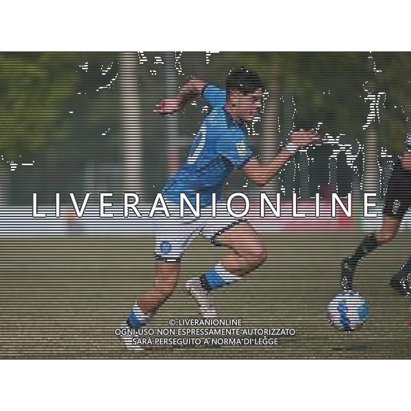 © TVRG Giuseppe Ambrosino (Napoli) Milan vs Napoli Campionato Primavera 1 TIM - 5a giornata Milano 15-10-2021 centro sportivo Peppino Vismara foto Roberto Garavaglia/ag. Aldo Liverani sas