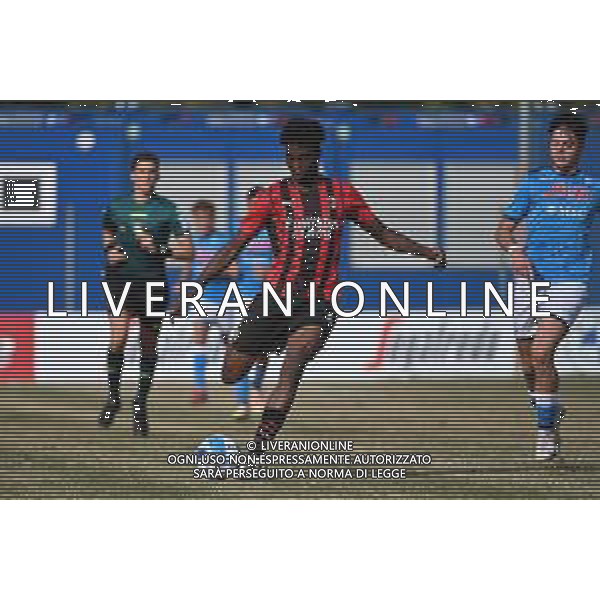 © TVRG Nosa Obaretin (Milan) Milan vs Napoli Campionato Primavera 1 TIM - 5a giornata Milano 15-10-2021 centro sportivo Peppino Vismara foto Roberto Garavaglia/ag. Aldo Liverani sas