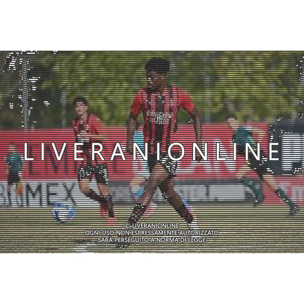© TVRG Nosa Obaretin (Milan) Milan vs Napoli Campionato Primavera 1 TIM - 5a giornata Milano 15-10-2021 centro sportivo Peppino Vismara foto Roberto Garavaglia/ag. Aldo Liverani sas