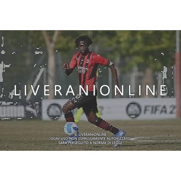 © TVRG Clinton Nsiala (Milan) Milan vs Napoli Campionato Primavera 1 TIM - 5a giornata Milano 15-10-2021 centro sportivo Peppino Vismara foto Roberto Garavaglia/ag. Aldo Liverani sas
