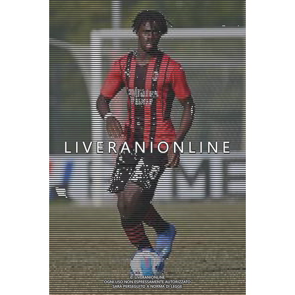 © TVRG Clinton Nsiala (Milan) Milan vs Napoli Campionato Primavera 1 TIM - 5a giornata Milano 15-10-2021 centro sportivo Peppino Vismara foto Roberto Garavaglia/ag. Aldo Liverani sas