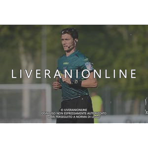 © TVRG l\'arbitro Niccolo\' Turrini di Firenze Milan vs Napoli Campionato Primavera 1 TIM - 5a giornata Milano 15-10-2021 centro sportivo Peppino Vismara foto Roberto Garavaglia/ag. Aldo Liverani sas