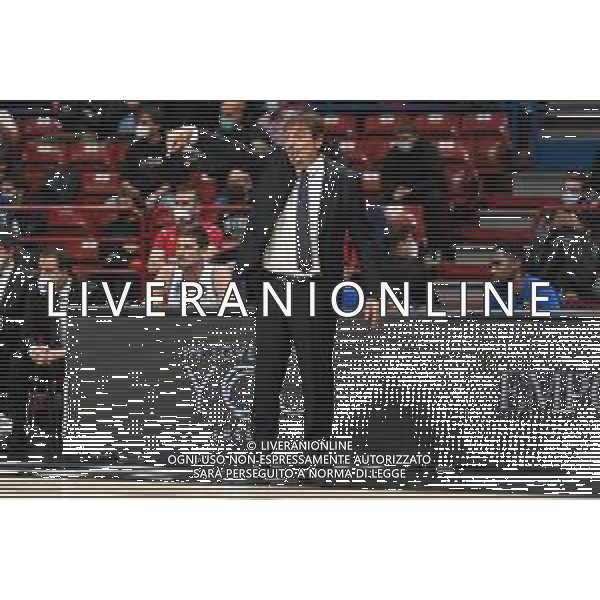© TVRG Ergin Ataman allenatore Istanbul AX Armani Exchange Milano vs Anadolu Efes Istanbul Turkish Airlines EuroLeague - 4a giornata regular season Assago (MI) 15-10-2021 Mediolanum Forum foto Roberto Garavaglia/ag. Aldo Liverani sas