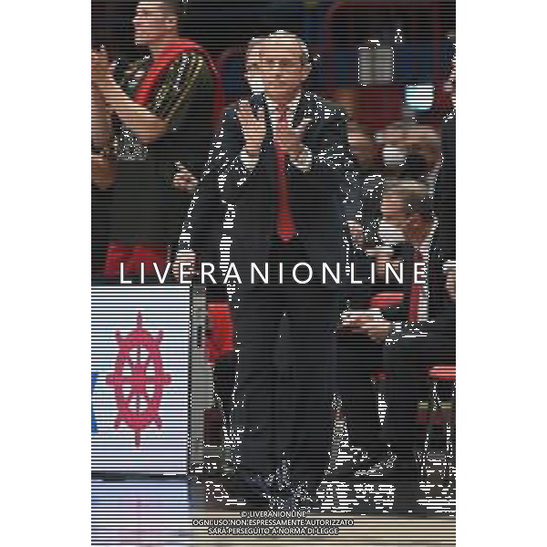 © TVRG Ettore Messina allenatore Milano AX Armani Exchange Milano vs Anadolu Efes Istanbul Turkish Airlines EuroLeague - 4a giornata regular season Assago (MI) 15-10-2021 Mediolanum Forum foto Roberto Garavaglia/ag. Aldo Liverani sas