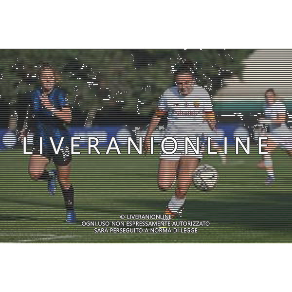¬© TVRG Beatrice Merlo (Inter) e Annamaria Serturini (Roma) Inter Milano Women vs Roma Women Campionato Serie A femminile - 4a giornata Sesto San Giovanni (MI) 16-10-2021 Stadio Ernesto Breda foto Roberto Garavaglia/ag. Aldo Liverani sas/AGENZIA ALDO LIVERANI SAS