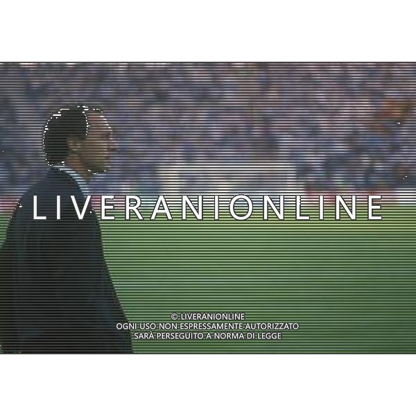 RETROSPETTIVA FRANZ BECKENBAUER CALCIATORE NELLA FOTO FRANZ BECKENBAUER ALLENATORE NAZIONALE GERMANIA OVEST NELL\'ANNO 1988 AG ALDO LIVERANI SAS