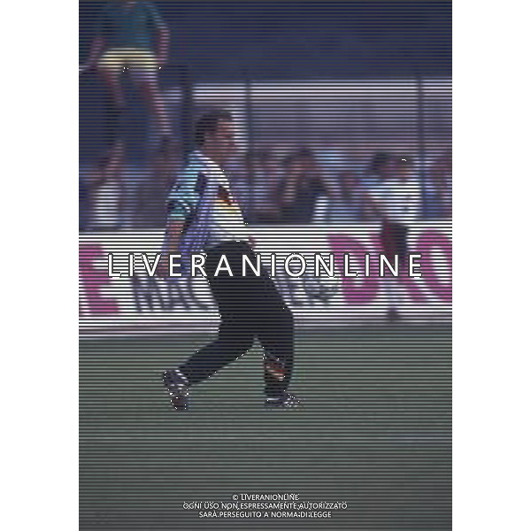 RETROSPETTIVA FRANZ BECKENBAUER CALCIATORE NELLA FOTO FRANZ BECKENBAUER ALLENATORE NAZIONALE GERMANIA OVEST NELL\'ANNO 1990 AI MONDIALI DI ITALIA 90 AG ALDO LIVERANI SAS 
