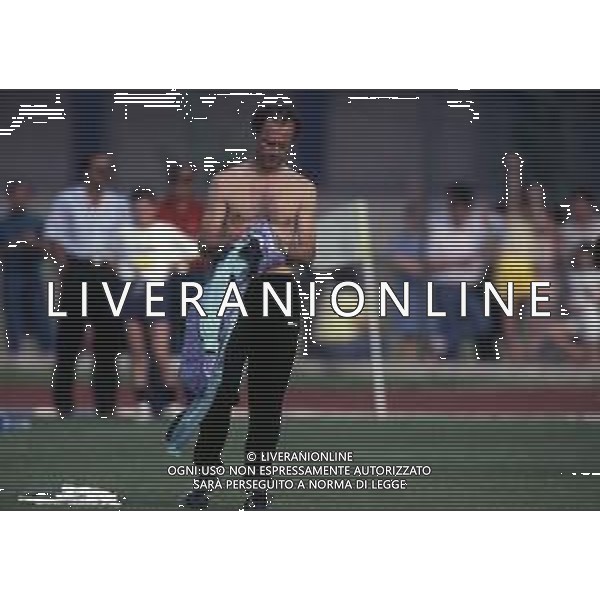 RETROSPETTIVA FRANZ BECKENBAUER CALCIATORE NELLA FOTO FRANZ BECKENBAUER ALLENATORE NAZIONALE GERMANIA OVEST NELL\'ANNO 1990 AI MONDIALI DI ITALIA 90 AG ALDO LIVERANI SAS