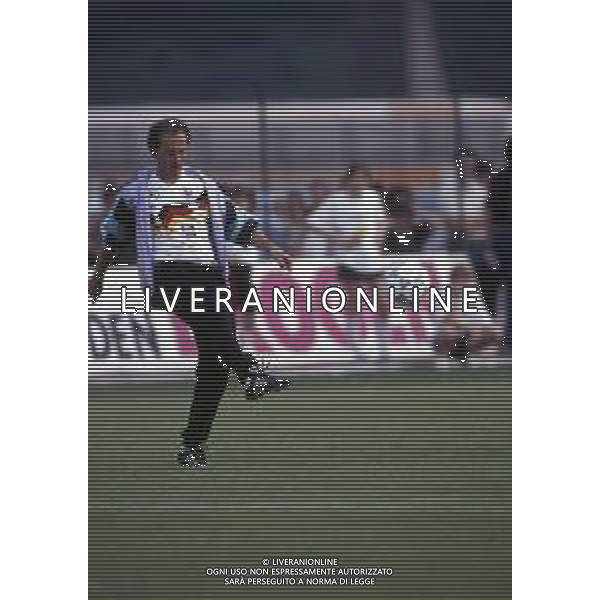 RETROSPETTIVA FRANZ BECKENBAUER CALCIATORE NELLA FOTO FRANZ BECKENBAUER ALLENATORE NAZIONALE GERMANIA OVEST NELL\'ANNO 1990 AI MONDIALI DI ITALIA 90 AG ALDO LIVERANI SAS