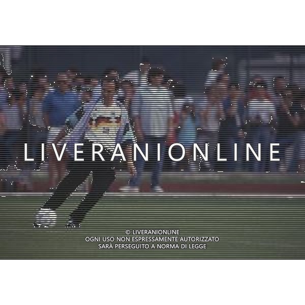 RETROSPETTIVA FRANZ BECKENBAUER CALCIATORE NELLA FOTO FRANZ BECKENBAUER ALLENATORE NAZIONALE GERMANIA OVEST NELL\'ANNO 1990 AI MONDIALI DI ITALIA 90 AG ALDO LIVERANI SAS 
