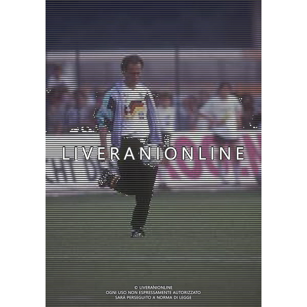 RETROSPETTIVA FRANZ BECKENBAUER CALCIATORE NELLA FOTO FRANZ BECKENBAUER ALLENATORE NAZIONALE GERMANIA OVEST NELL\'ANNO 1990 AI MONDIALI DI ITALIA 90 AG ALDO LIVERANI SAS