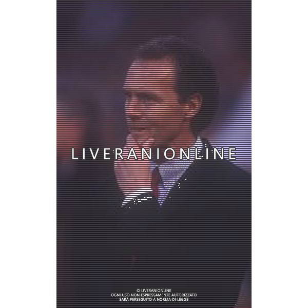 RETROSPETTIVA FRANZ BECKENBAUER CALCIATORE NELLA FOTO FRANZ BECKENBAUER ALLENATORE NAZIONALE GERMANIA OVEST NELL\'ANNO 1990 AI MONDIALI DI ITALIA 90 AG ALDO LIVERANI SAS