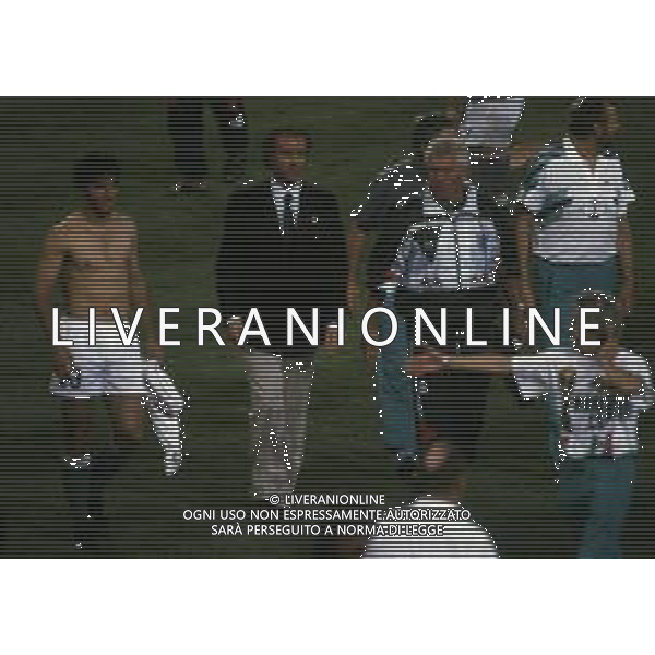 RETROSPETTIVA FRANZ BECKENBAUER CALCIATORE NELLA FOTO FRANZ BECKENBAUER ALLENATORE NAZIONALE GERMANIA OVEST NELL\'ANNO 1990 AI MONDIALI DI ITALIA 90 AG ALDO LIVERANI SAS