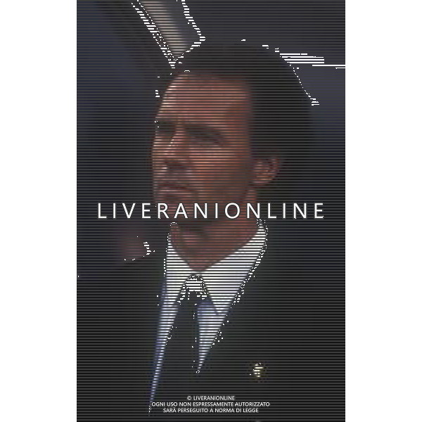 RETROSPETTIVA FRANZ BECKENBAUER CALCIATORE NELLA FOTO FRANZ BECKENBAUER ALLENATORE NAZIONALE GERMANIA OVEST NELL\'ANNO 1990 AI MONDIALI DI ITALIA 90 AG ALDO LIVERANI SAS