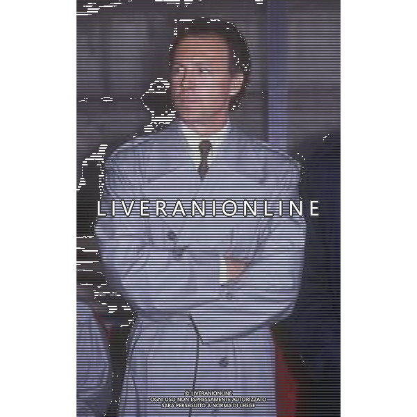 RETROSPETTIVA FRANZ BECKENBAUER CALCIATORE NELLA FOTO FRANZ BECKENBAUER ALLENATORE MARSIGLIA CALCIO NELL\'ANNO 1991 AG ALDO LIVERANI SAS