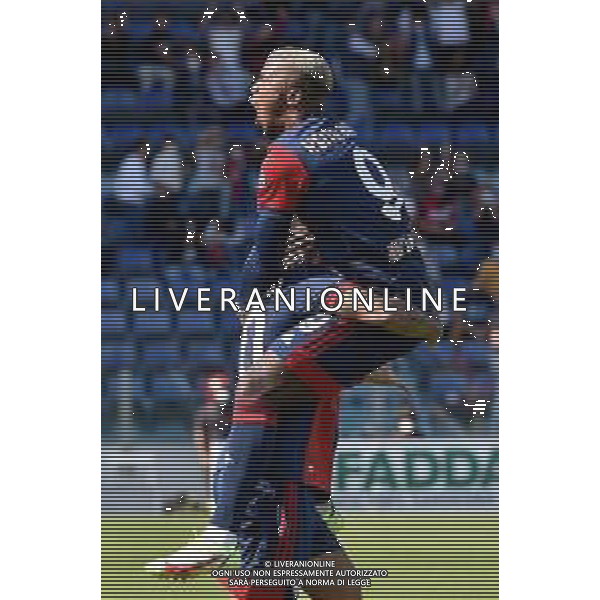 17-10-2021. Cagliari Calcio - U.C. Sampdoria. 8° giornata Serie A calcio 2021-2022. Italia, Sardegna, Cagliari, Stadio Unipol Domus. Salvatore Moi/Aldo Liverani s.a.s. Nella foto: esultanza dopo il gol di Joao Pedro Cagliari ©MOI/AGENZIA ALDO LIVERANI SAS