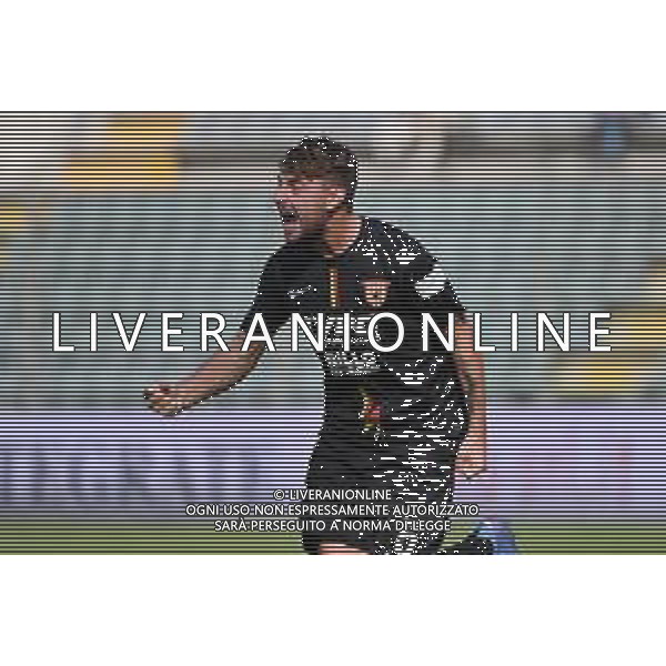 © TVRG Giacomo Calo\' (Benevento) esulta dopo il gol dell\'1 a 0 Cremonese vs Benevento Campionato Serie BKT - 8a giornata Cremona 17-10-2021 Stadio Giovanni Zini foto Roberto Garavaglia/ag. Aldo Liverani sas/AGENZIA ALDO LIVERANI SAS