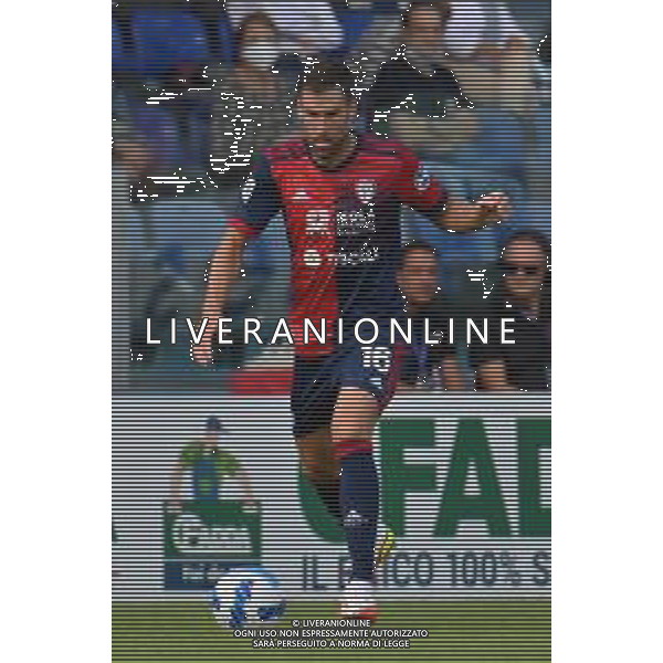 17-10-2021. Cagliari Calcio - U.C. Sampdoria. 8° giornata Serie A calcio 2021-2022. Italia, Sardegna, Cagliari, Stadio Unipol Domus. Salvatore Moi/Aldo Liverani s.a.s. Nella foto: Kevin Strootman Cagliari ©MOI/AGENZIA ALDO LIVERANI SAS