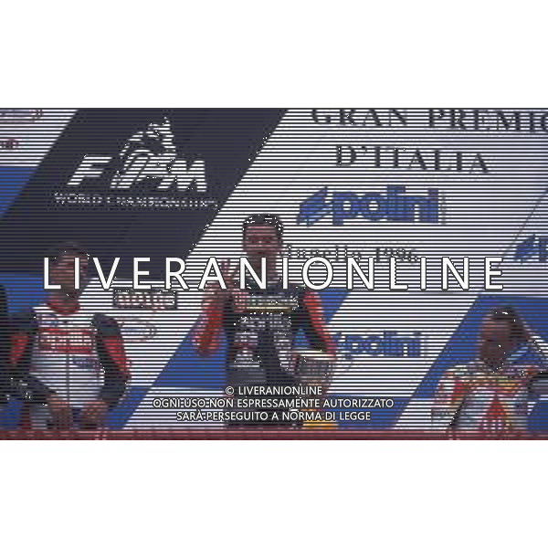 RETROSPETTIVA MAX BIAGGI MOTOCICLISMO NELLA FOTO MAX BIAGGI APRILIA C.C 250 NELL\'ANNO 1996 ARCHIVIO DANILO RECALCATI-AG ALDO LIVERANI SAS