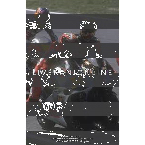 RETROSPETTIVA MAX BIAGGI MOTOCICLISMO NELLA FOTO MAX BIAGGI APRILIA C.C 250 NELL\'ANNO 1996 ARCHIVIO DANILO RECALCATI-AG ALDO LIVERANI SAS