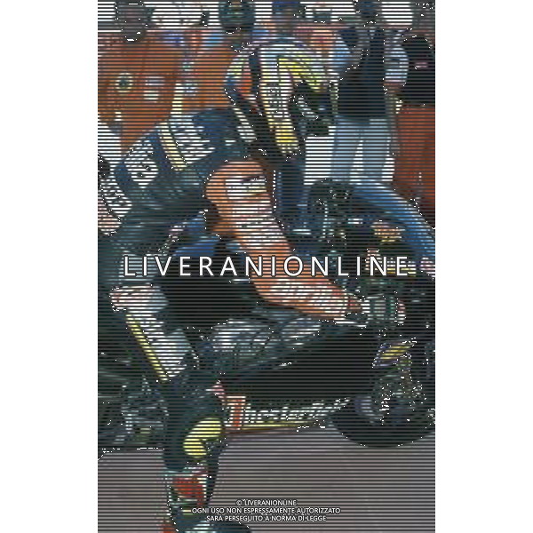 RETROSPETTIVA MAX BIAGGI MOTOCICLISMO NELLA FOTO MAX BIAGGI APRILIA C.C 250 NELL\'ANNO 1996 ARCHIVIO DANILO RECALCATI-AG ALDO LIVERANI SAS